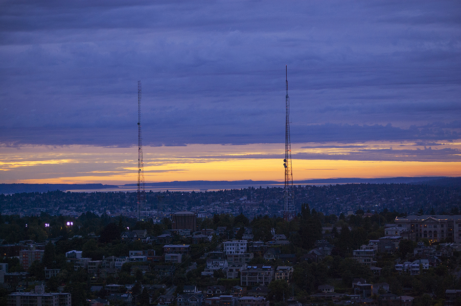 Space Needle sunset