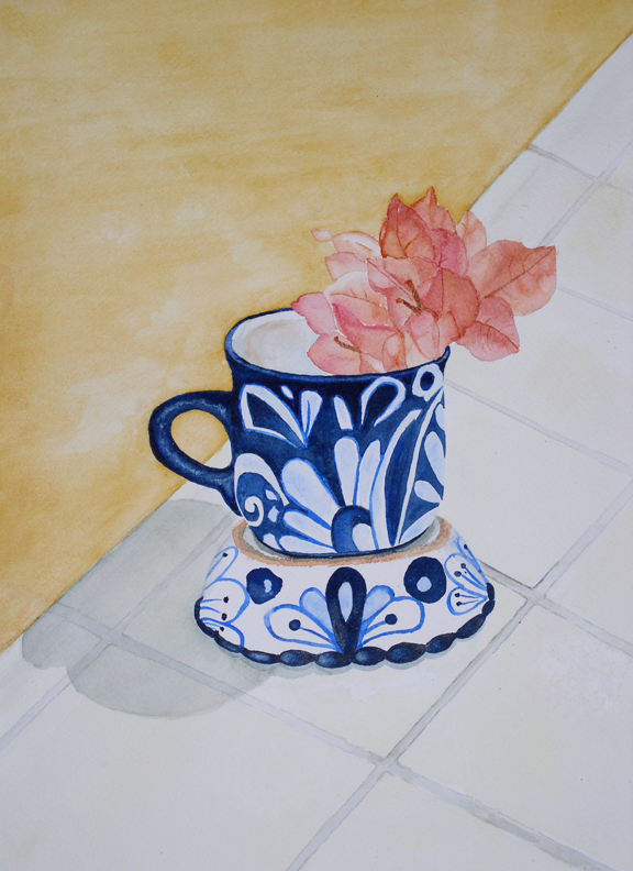 Mexican Cup Watercolor Painting